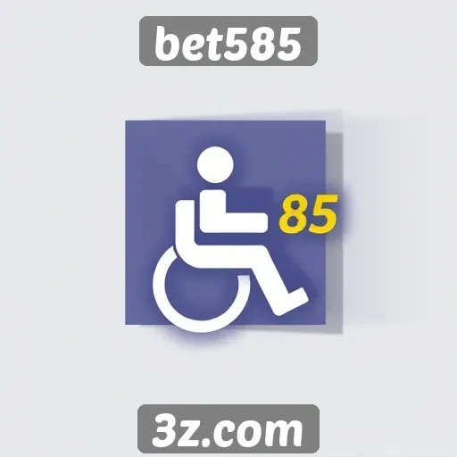 Acessibilidade e design do site bet585